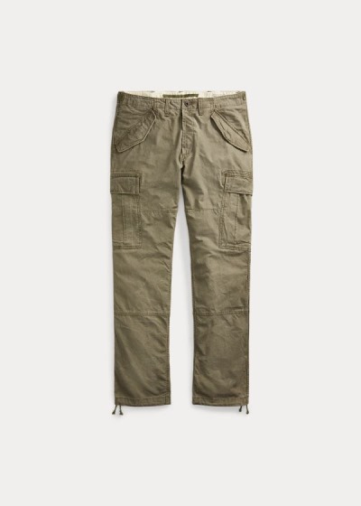 Pantalones Polo Ralph Lauren Hombre Verde Oliva - Classic Fit Cargo - RBEOF9675